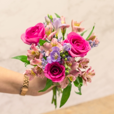 Pink and lilac bouquet