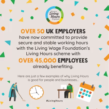 50 Living Hours Employer graphic 
