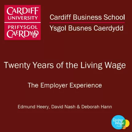 Twenty years of the Living Wage - The Employer Experience
