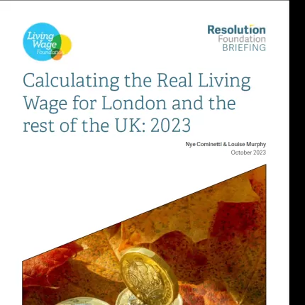 Calculating the real Living Wage 2023 report