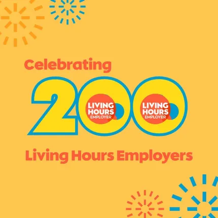 Celebrating 200 Living Hours Employers graphic