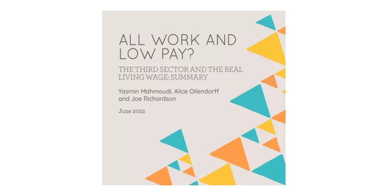 All work and low pay report cover