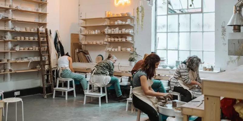 inside The Craft Pottery