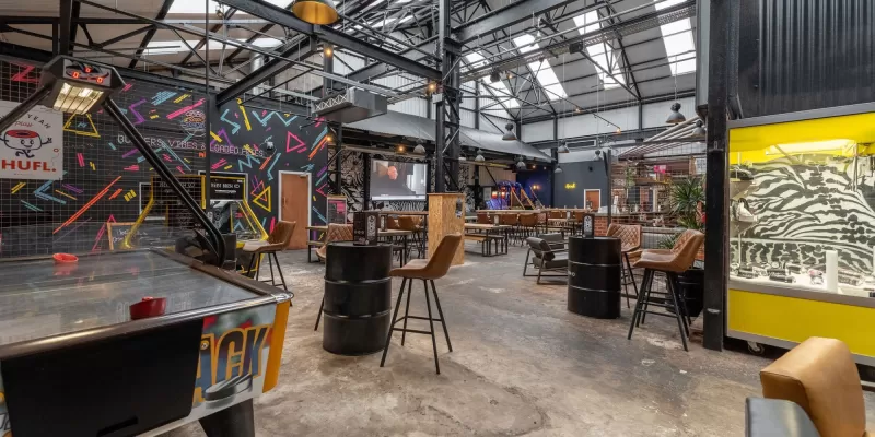 Inside the taproom at Heist Brew Co Sheffield